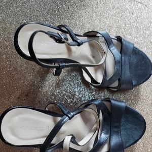 Strapped heel